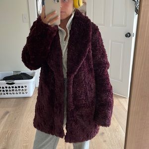 XS faux fur coat